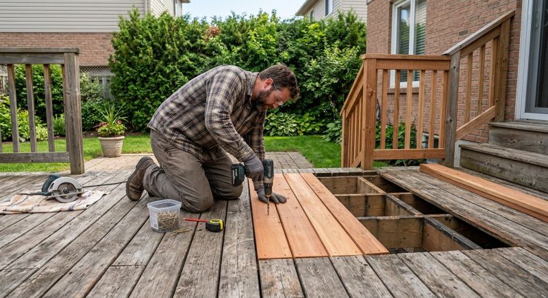 Cedar Deck Repair in Seattle, WA