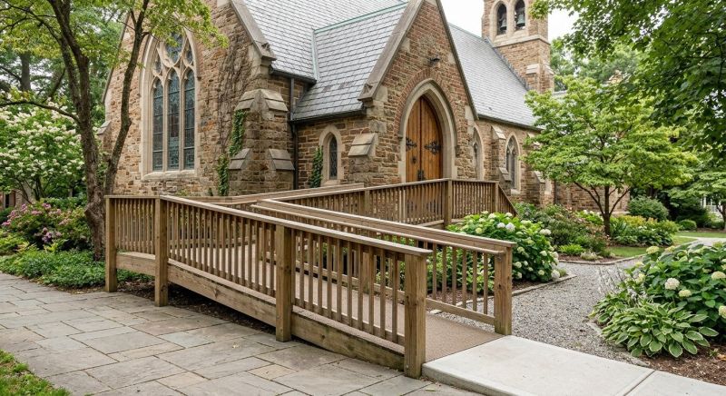 Church Ramp Installation in Wilmington, NC