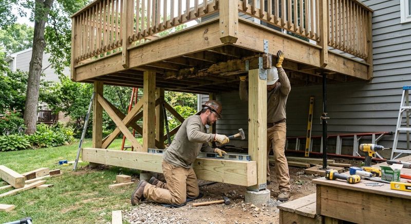 Deck Beam Repair in Seattle, WA