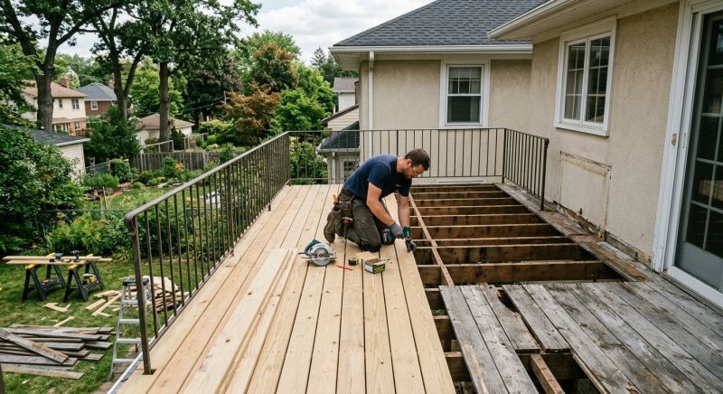 Deck Floor Replacement in Seattle, WA