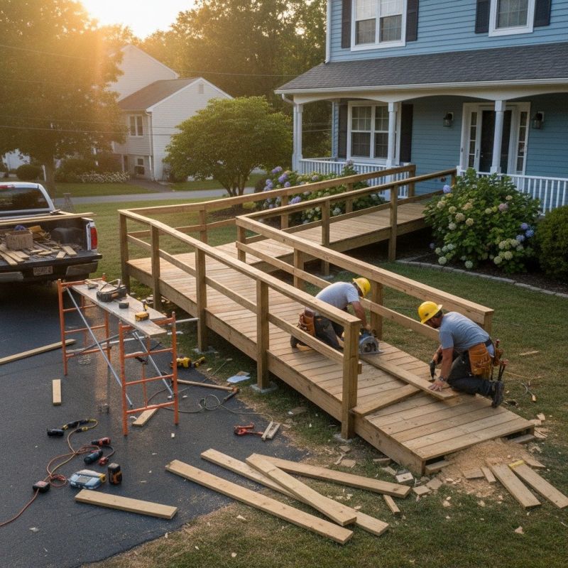 Disability Ramp Installation in Conroe, TX