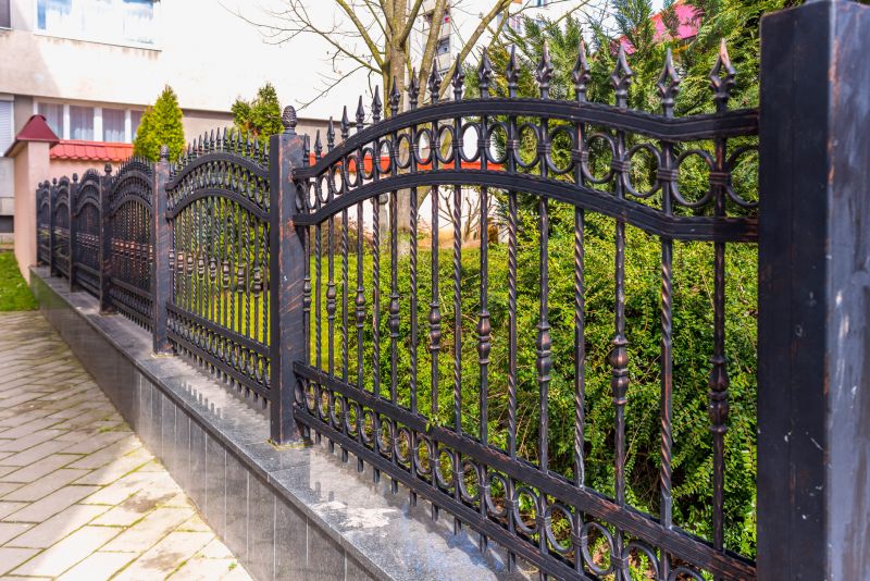 Gothic Iron Fence Installation in Alpharetta, GA
