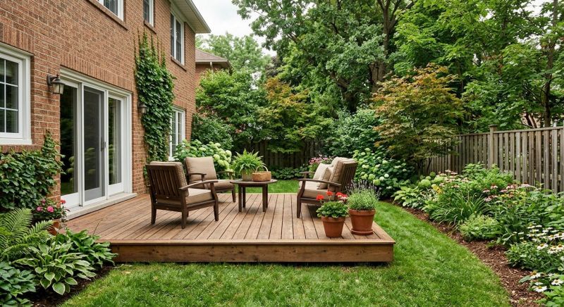 Ground Level Deck Construction in Fairfield County, CT