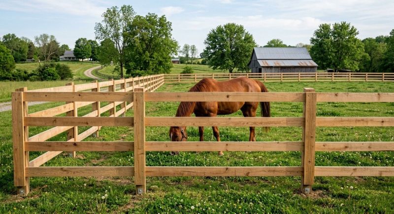 Horse Fence Replacement in Pearland, TX