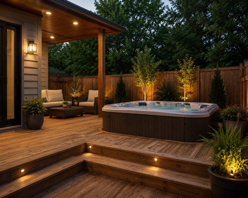 Hot Tub Deck Installation in Seattle, WA
