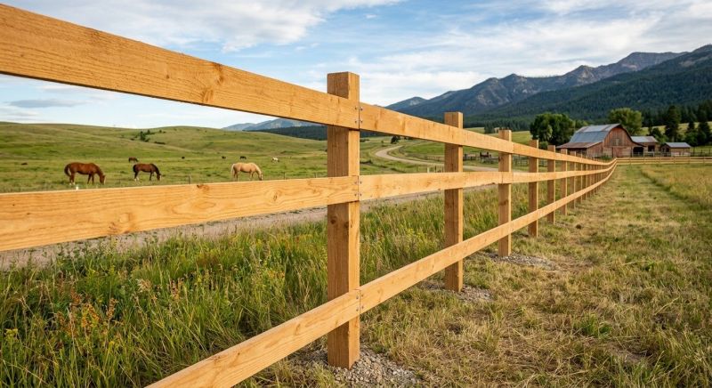 Ranch Fence Replacement in Roseville, CA