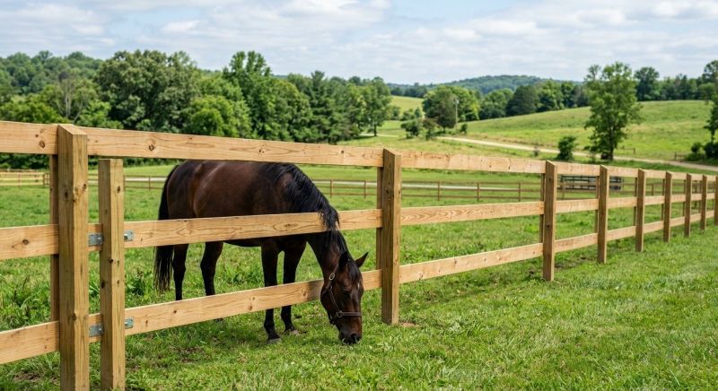 Stable Fencing Installation in Pearland, TX
