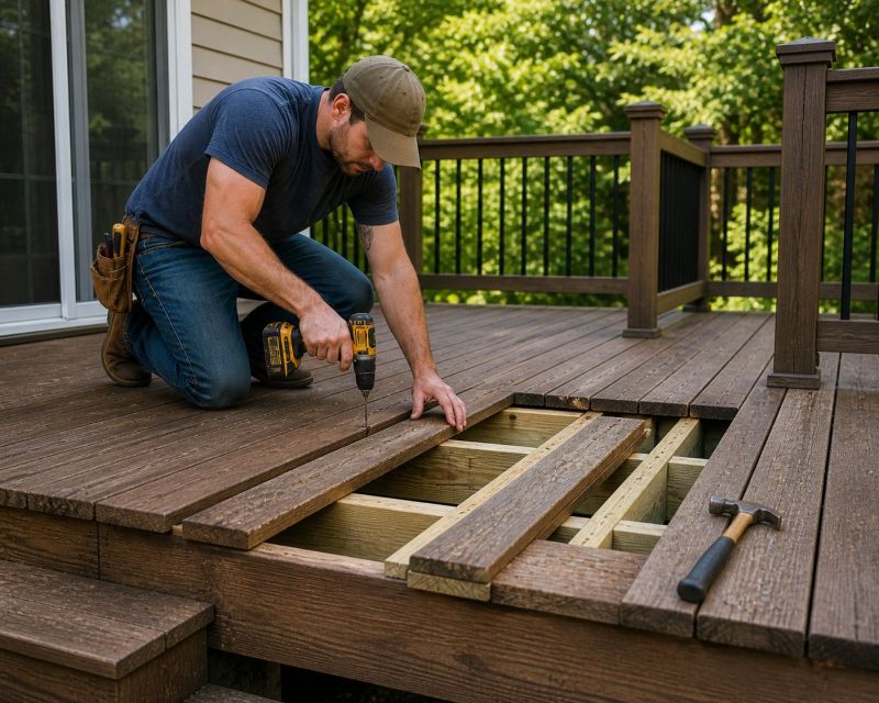 Teak Deck Repair in Redmond, WA