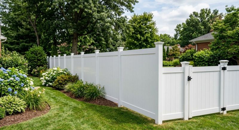 Vinyl Fence Replacement in Pearland, TX