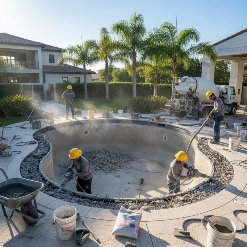 Pool Deck Construction