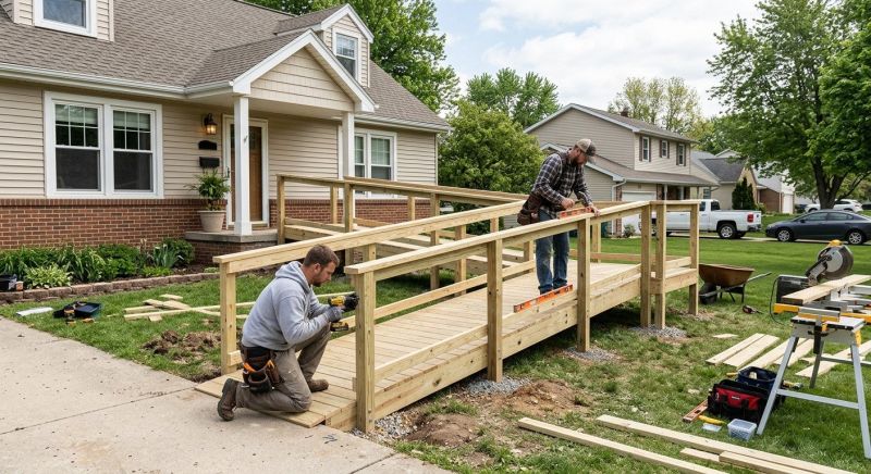 Accessible Ramp Construction in Conroe, TX