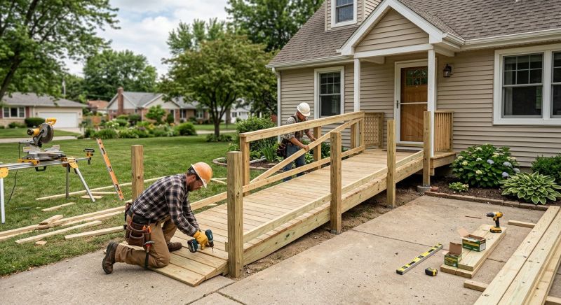 Accessible Ramp Construction in Wilmington, NC