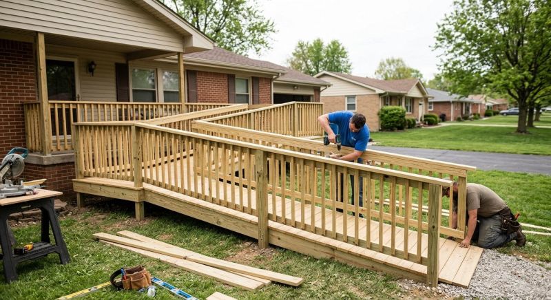 Accessible Ramp Installation in Wilmington, NC