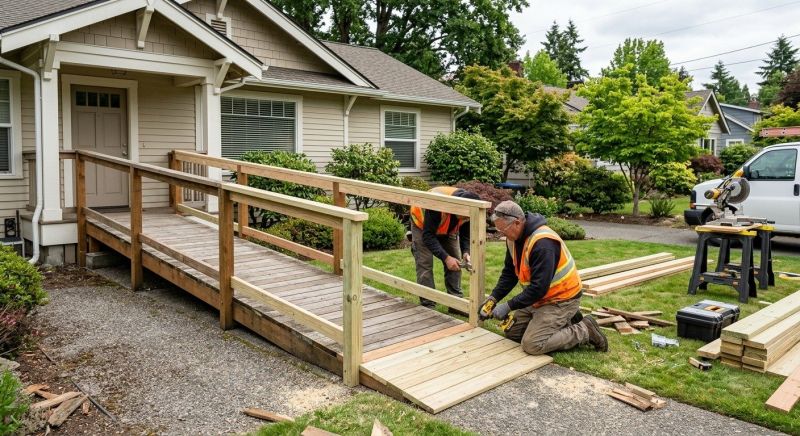 Accessible Ramp Installation in Wilmington, NC