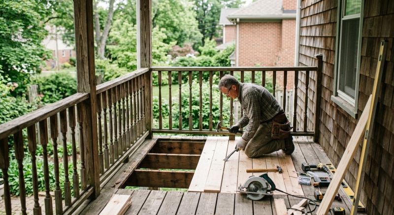 Balcony Post Repair in Seattle, WA
