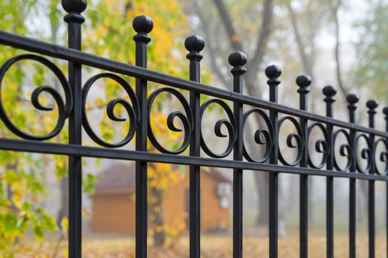 Black Iron Fence Installation in Alpharetta, GA