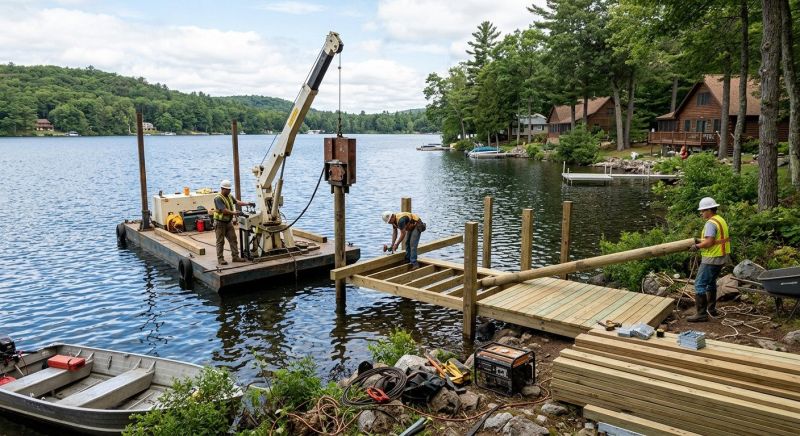 Boat Dock Construction in Alpharetta, GA