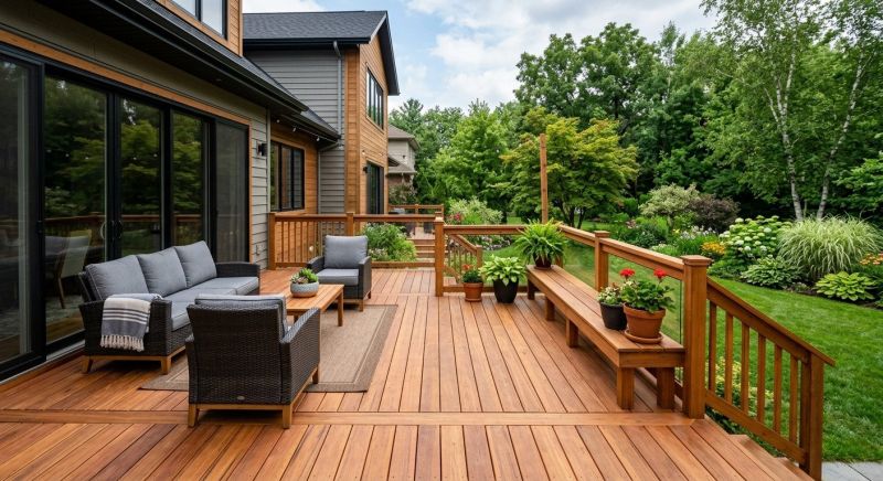 Cedar Deck Installation in Fairfield County, CT