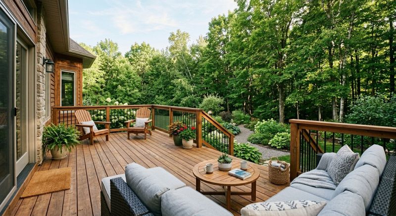 Cedar Deck Installation in Fairfield County, CT