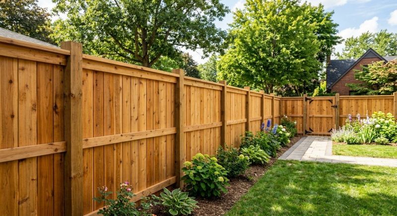 Cedar Fence Replacement in Sacramento, CA