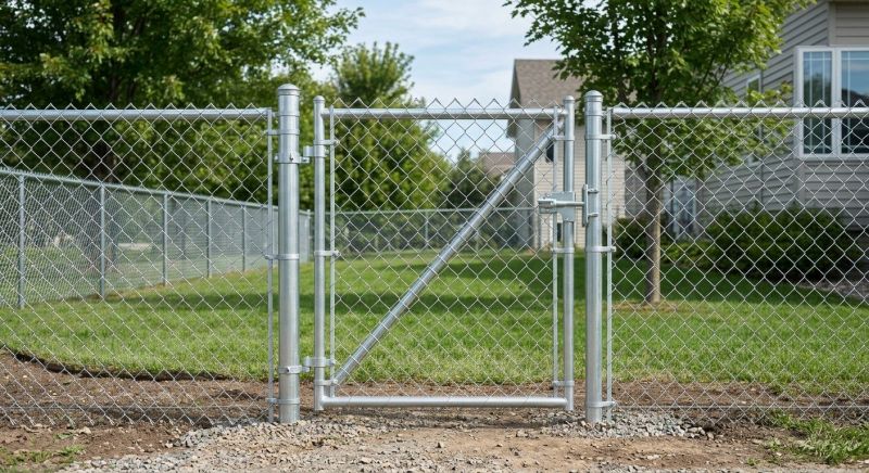 Chain Link Gate Installation in Roseville, CA