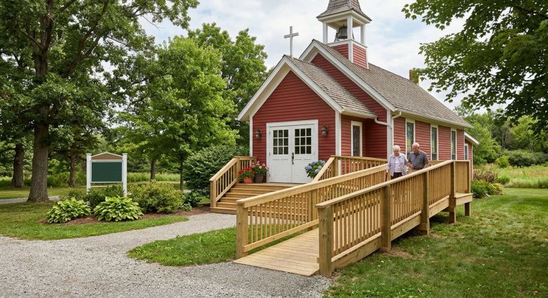 Church Ramp Installation in Wilmington, NC