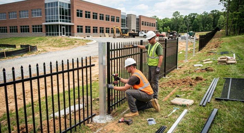 Commercial Metal Fence Service in Littleton, CO