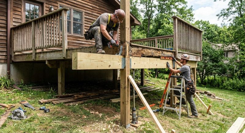 Deck Beam Repair in Seattle, WA