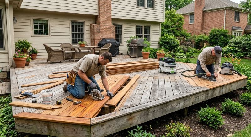 Deck Board Replacement in Seattle, WA