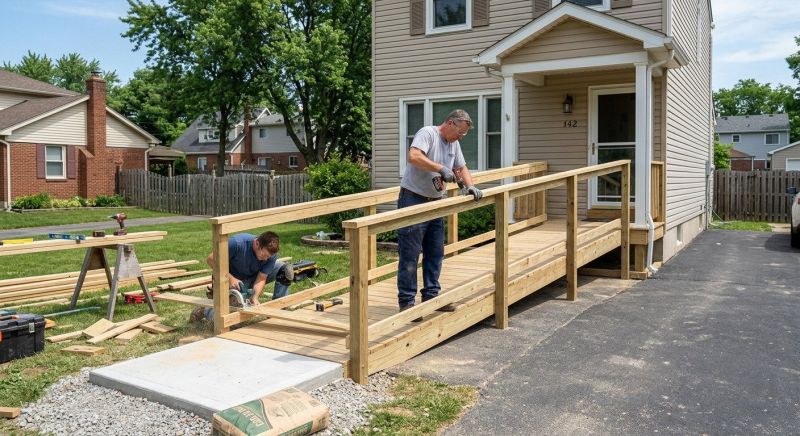 Deck Ramp Construction in Wilmington, NC