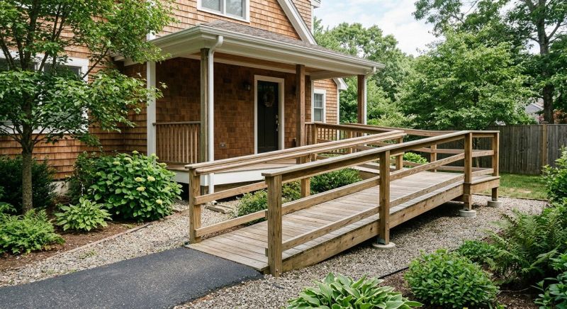 Deck Ramp Installation in Wilmington, NC