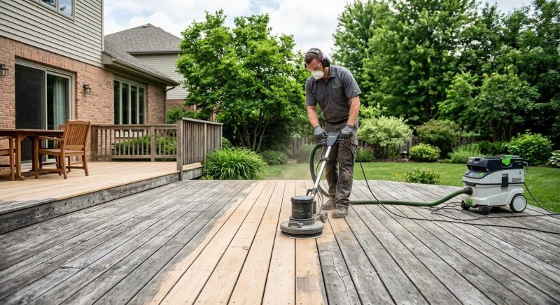 Deck Sanding Service in Redmond, WA