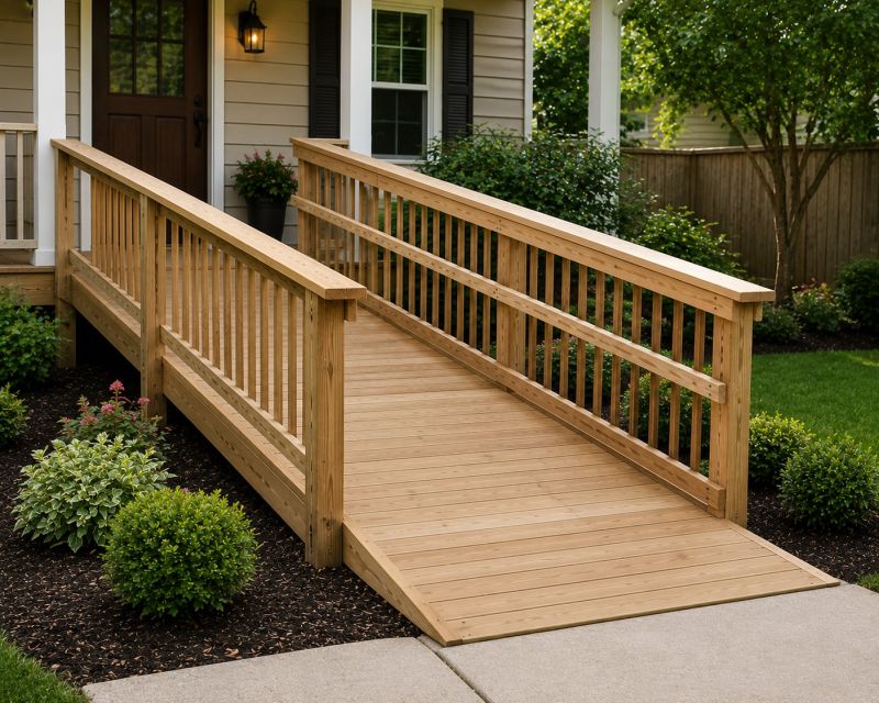 Entrance Ramp Installation in Wilmington, NC