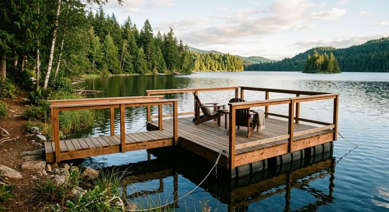 Floating Deck Installation in Redmond, WA