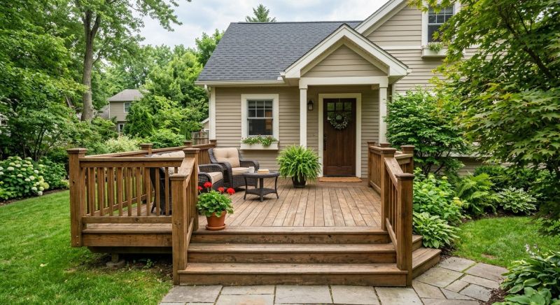 Front Deck Construction in Boston, MA