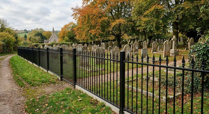 Graveyard Fence Installation in Littleton, CO