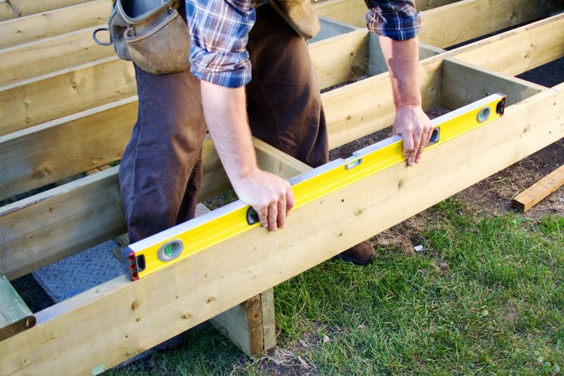 Ground Level Deck Construction in Fairfield County, CT