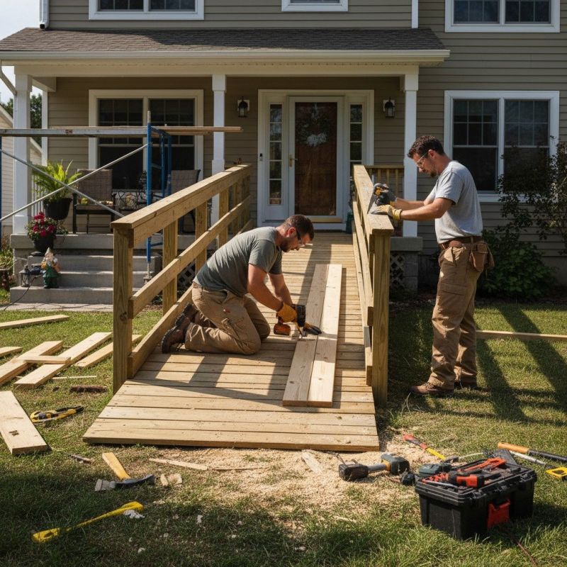 Handicap Ramp Construction in Wilmington, NC