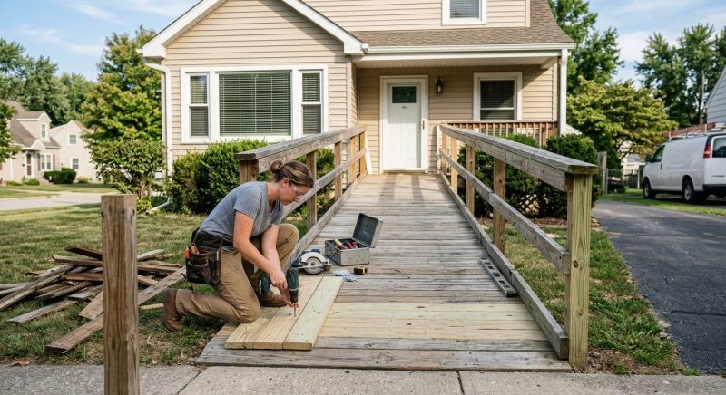 Home Ramp Installation in Conroe, TX