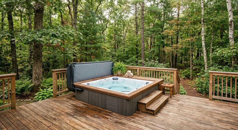 Hot Tub Deck Construction in Norwalk, CT
