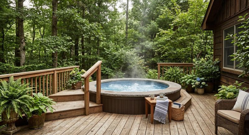 Hot Tub Deck Construction in Fairfield County, CT