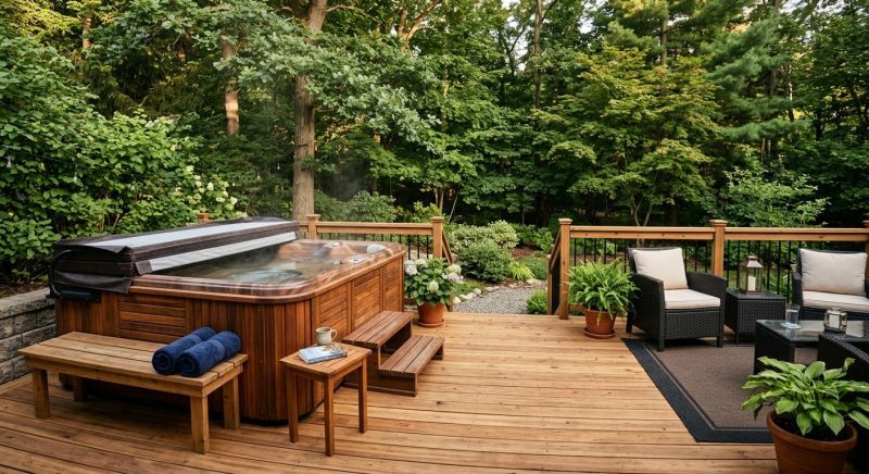 Hot Tub Deck Construction in Fairfield County, CT