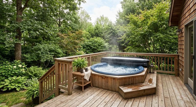 Hot Tub Deck Installation in Seattle, WA