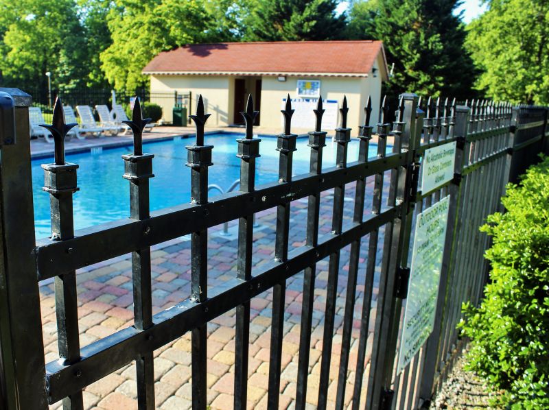 Metal Pool Fence Installation in Kansas City, MO