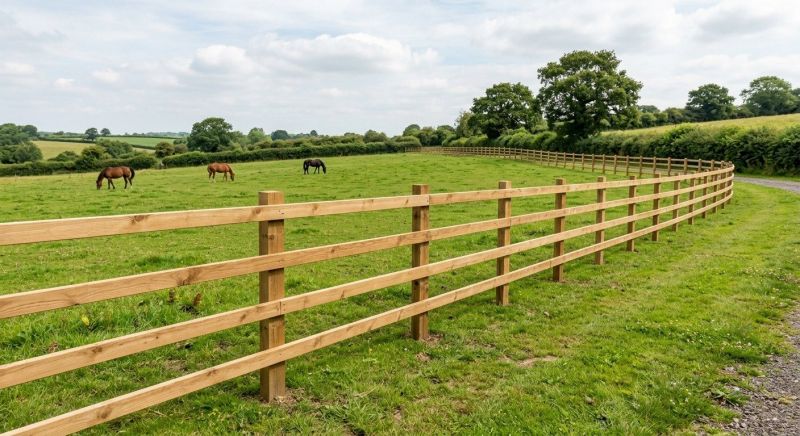 Paddock Fence Installation in Pearland, TX