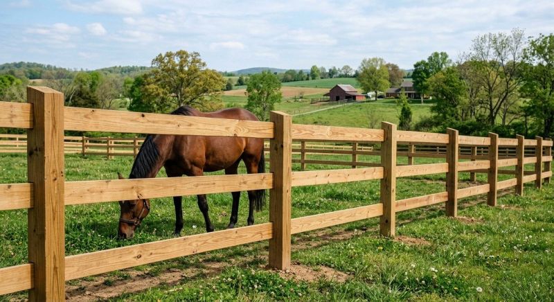 Paddock Fence Installation in Sacramento, CA