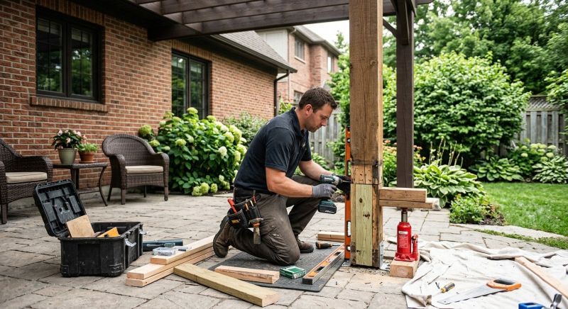 Patio Column Repair in Seattle, WA