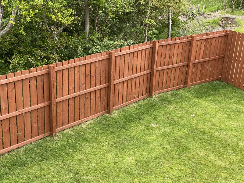 Plank Fence Installation in Roseville, CA
