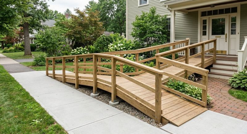 Porch Ramp Construction in Wilmington, NC