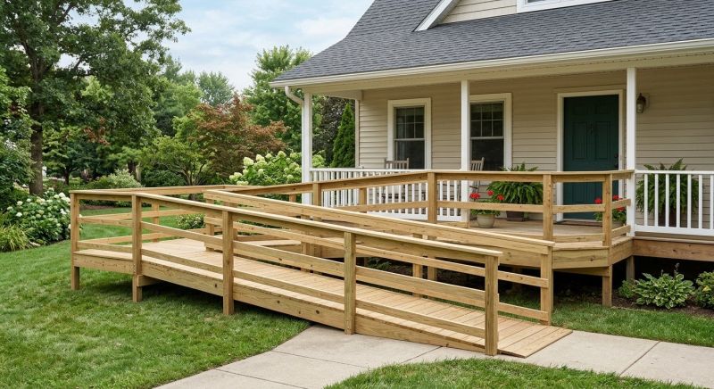 Porch Ramp Installation in Wilmington, NC
